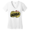 my neighbor jabba Women's V-Neck T-Shirt