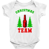 christmas drinking team Baby Bodysuit
