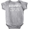 binary geek Baby Onesie