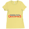 Sherlock Gnomes Ladies Fitted T-Shirt