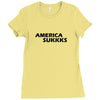 43. amerika suk 023 Ladies Fitted T-Shirt