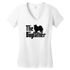 the dogfather american eskimo dog Women's V-Neck T-Shirt