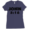 john 3 16 Ladies Fitted T-Shirt