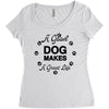 a good dog makes a great life Women's Triblend Scoop T-shirt