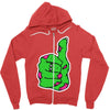 zombie okay Zipper Hoodie