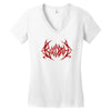 bloodbath logo Women's V-Neck T-Shirt