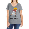 holy roller Ladies Curvy T-Shirt