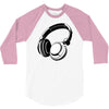 headphones black humor 3/4 Sleeve Shirt