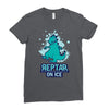 reptar on ice Ladies Fitted T-Shirt