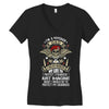 I'm A Veteran Dad T Shirt Women's V-Neck T-Shirt