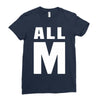 All M Ladies Fitted T-Shirt