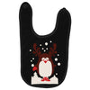 santa reindeer penguin christmas Baby Bibs