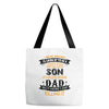 Super Cool Son Of A Freaking Awesome Dad Tote Bags