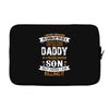 Super Cool Daddy Of A Freaking Awesome Son Laptop sleeve