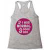 I WAS NORMAL 3 DOGS Racerback Tank