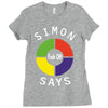 simon says funny Ladies Fitted T-Shirt