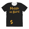 Muggle On Board Orange All Over Women's T-shirt