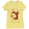 what does the fox say Ladies Fitted T-Shirt