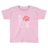 love paw rhinestud Toddler T-shirt