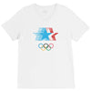retro los angeles 1984 olympic games V-Neck Tee