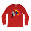 gaydar gay rainbow radar Long Sleeve Shirts