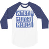 wake me for meals 3/4 Sleeve Shirt
