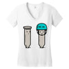 lace Women's V-Neck T-Shirt