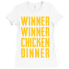 winner winner chicken dinner 2 Ladies Fitted T-Shirt