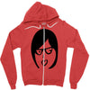 crazy girl Zipper Hoodie