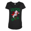 Grandma Shark -Shark Do Do Do Maternity Scoop Neck T-shirt