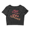never retreat never surrender Crop Top
