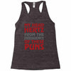 my head hertz from these puns Racerback Tank
