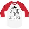 queens are born in september (2) 3/4 Sleeve Shirt