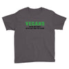 Vegans We're Not Crazy We're Just From The Future Youth Tee