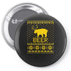 ugly sweater party beer bear funny Pin-back button