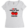 from my head tomatoes Women's Triblend Scoop T-shirt