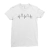 chess heartbeat Ladies Fitted T-Shirt
