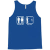 fishing   problem solved mens funny Tank Top