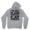 plans with my cats tonight Unisex Hoodie
