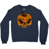 skull pumpkin Crewneck Sweatshirt