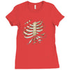 torn rib cage Ladies Fitted T-Shirt