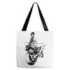biker girl Tote Bags