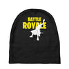 ride the rocket battle gaming Baby Beanies