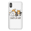 crazy cat lady iPhoneX