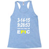pi day 2015 pie math Racerback Tank