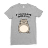 i am in love with cats Ladies Fitted T-Shirt