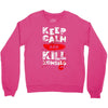 Keep Calm And Kill Zombies Crewneck Sweatshirt