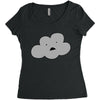 cloud say huh Women's Triblend Scoop T-shirt