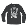 Never Underestimate Dog Rescuer Who Was Born April Long Sleeve Shirts