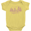 Camping Red Baby Bodysuit